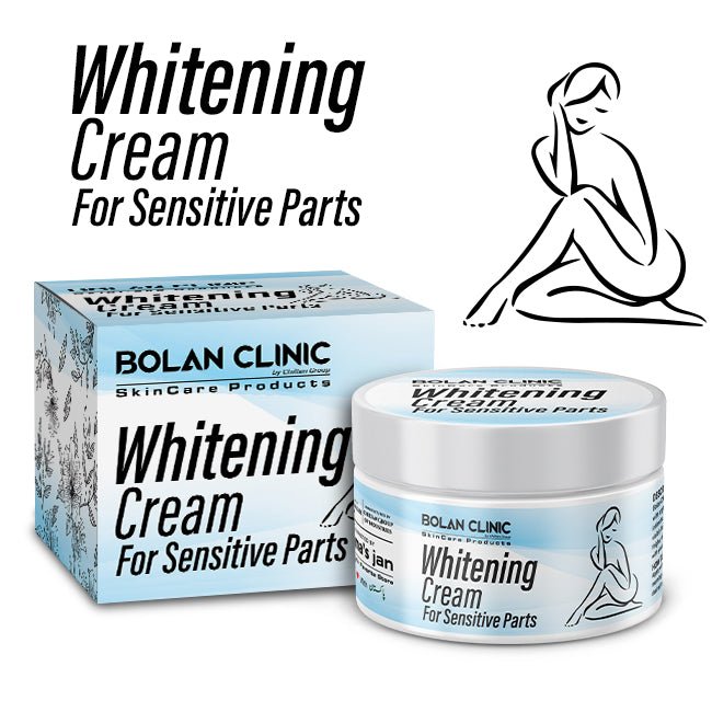 Whitening Cream for Sensitive Parts - Lightens Dark Pigmented