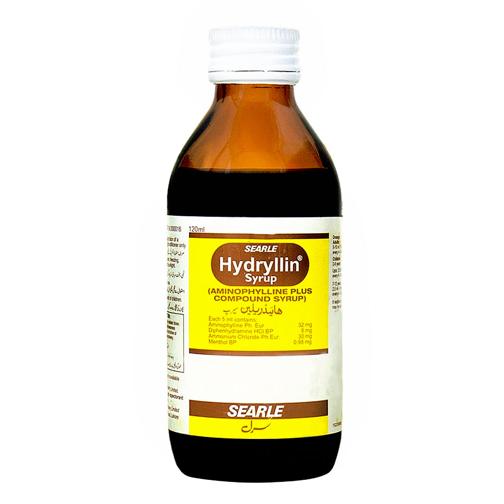 Searle Hydryllin Syrup, 120ml product image - Bolanclinic