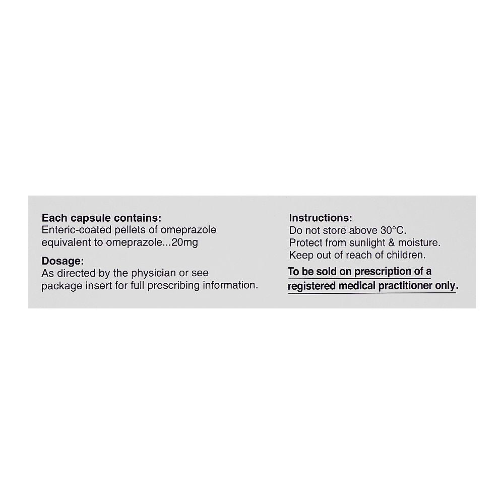 Getz Pharma Risek Capsule, 20mg, 1-Strip product image 3 - Bolanclinic