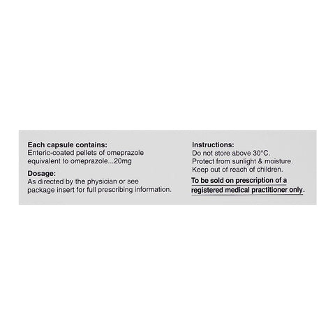 Getz Pharma Risek Capsule, 20mg, 1-Strip product image 3 - Bolanclinic