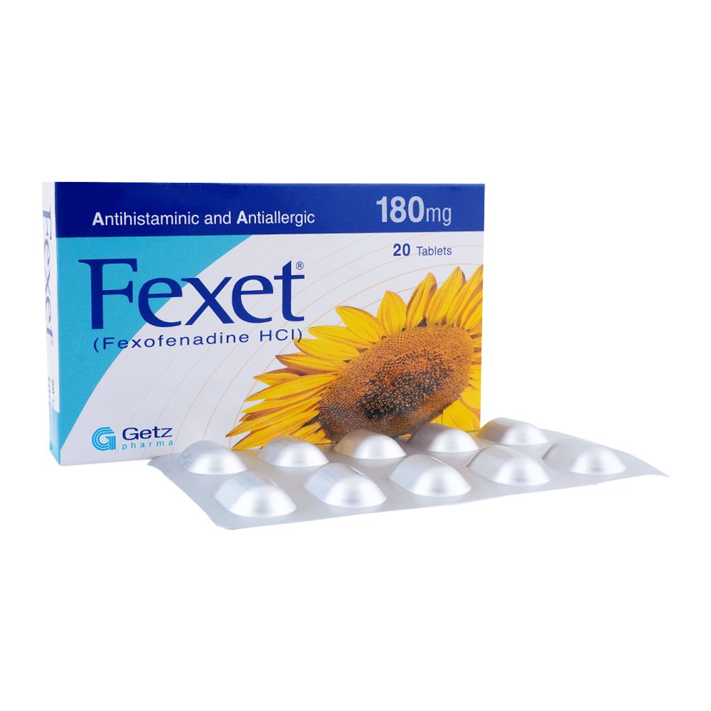 Getz Pharma Fexet Tablet, 180mg, 20-Pack product image 2 - Bolanclinic