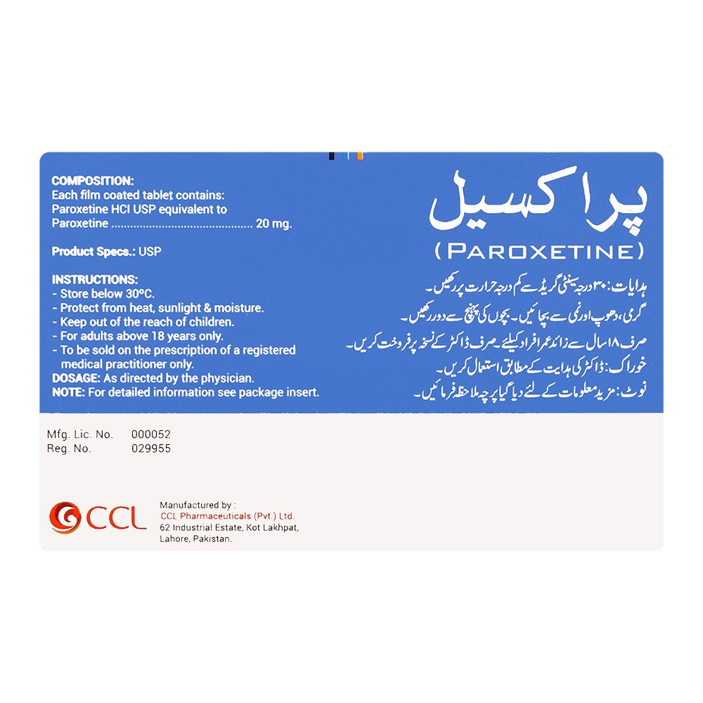 CCL Pharmaceuticals Paraxyl Tablet, 20mg, 10-Pack product image 2 - Bolanclinic