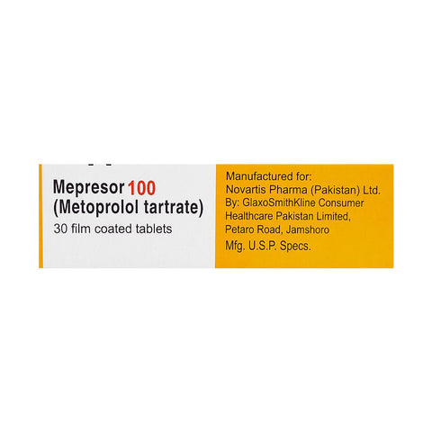 Novartis Pharmaceuticals Mepressor Tablet, 100mg, 30-Pack product image 3 - Bolanclinic