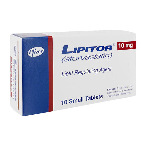 Pfizer Lipitor Tablet, 10mg, 10-Pack product image - Bolanclinic