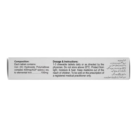 AGP Pharma Rubifer Chewable Tablets, 20-Pack product image 3 - Bolanclinic