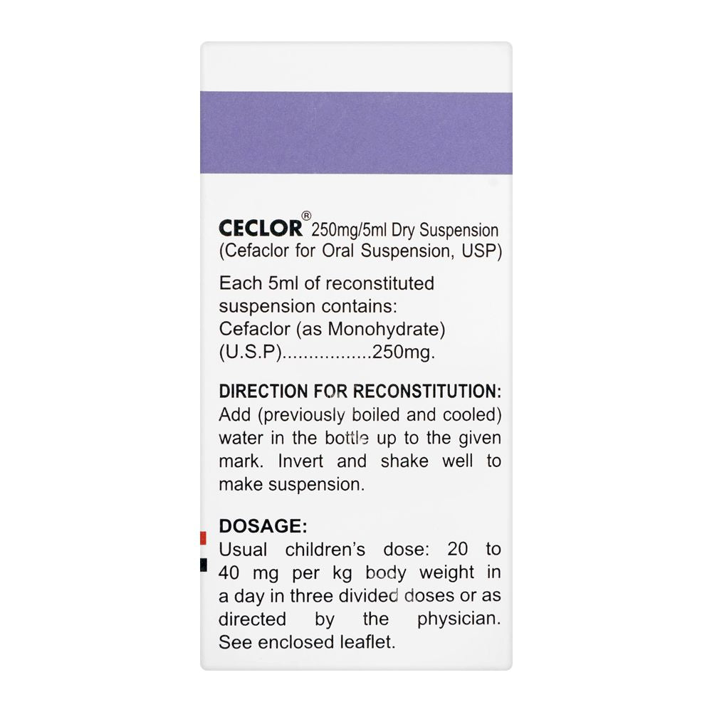 AGP Pharma Ceclor Suspension, 250mg/5ml, 60ml product image 4 - Bolanclinic