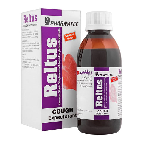 Pharmatec Reltus Cough Expectorant, 120ml product image - Bolanclinic