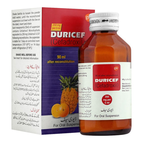 GSK Duricef Oral Suspension, 250mg/90ml product image - Bolanclinic