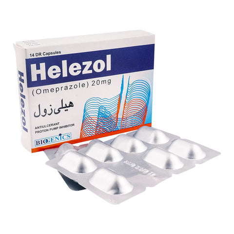 Biogenics Helezol Capsule, 20mg, 14-Pack product image - Bolanclinic