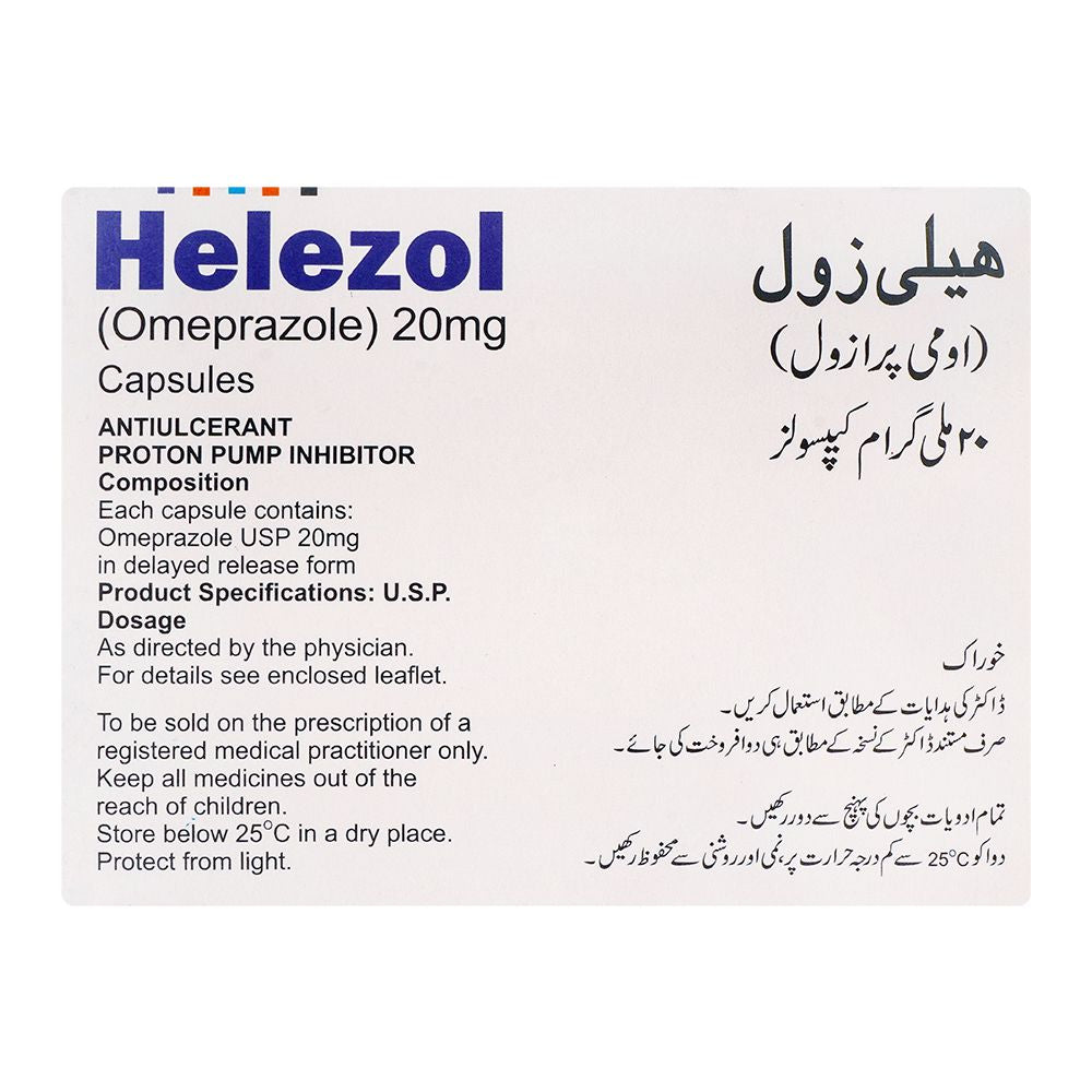 Biogenics Helezol Capsule, 20mg, 14-Pack product image 2 - Bolanclinic