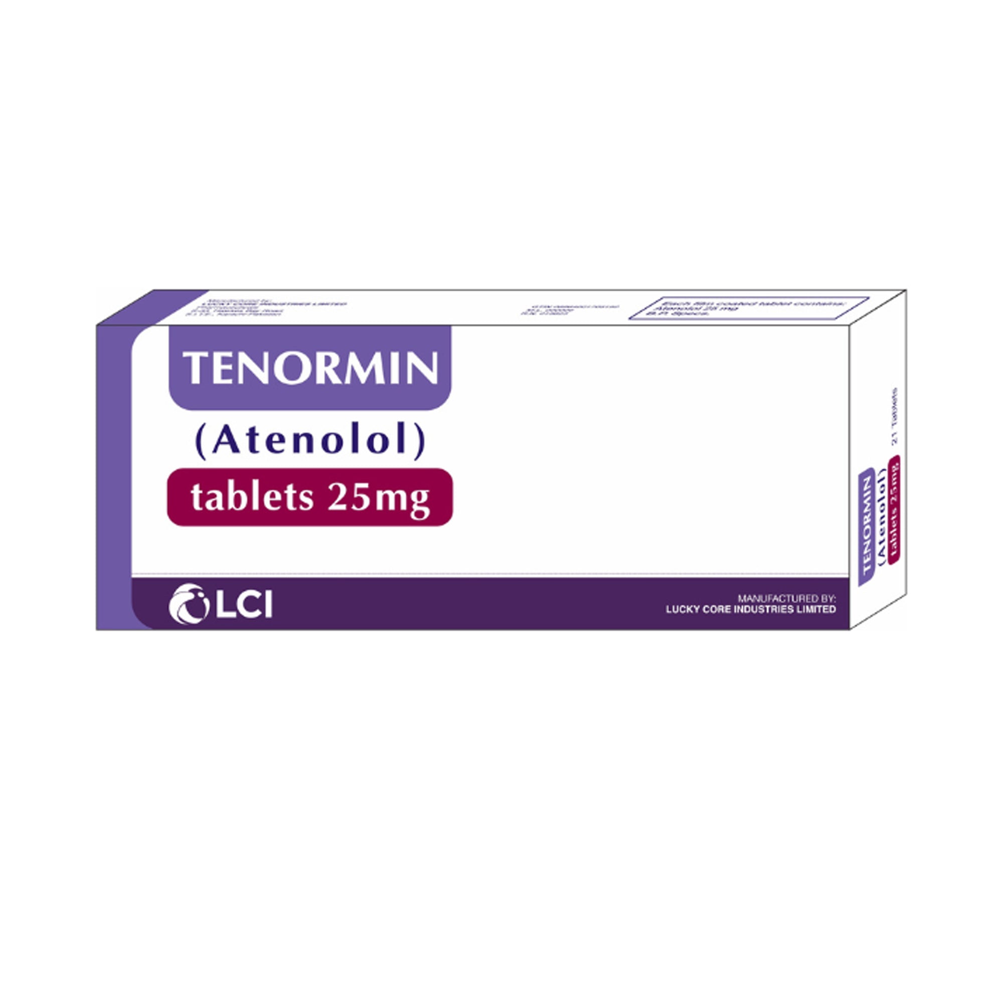 LCI Pharmaceuticals Tenormin Tablet, 25mg, 14-Pack product image - Bolanclinic