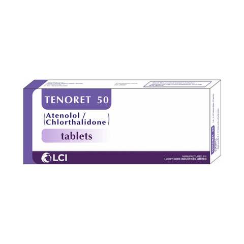 LCI Pakistan Tenoret Tablet, 50mg, 14-Pack product image - Bolanclinic