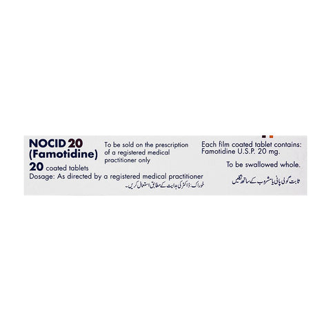 Novartis Pharmaceuticals Nocid Tablet, 20mg, 20-Pack product image 3 - Bolanclinic
