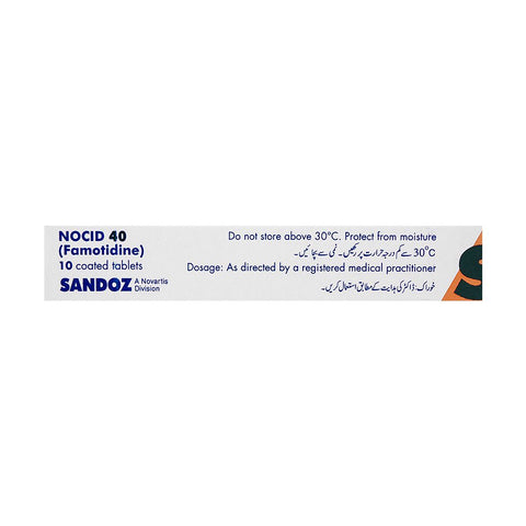 Novartis Pharmaceuticals Nocid Tablet, 40mg, 10-Pack product image 4 - Bolanclinic