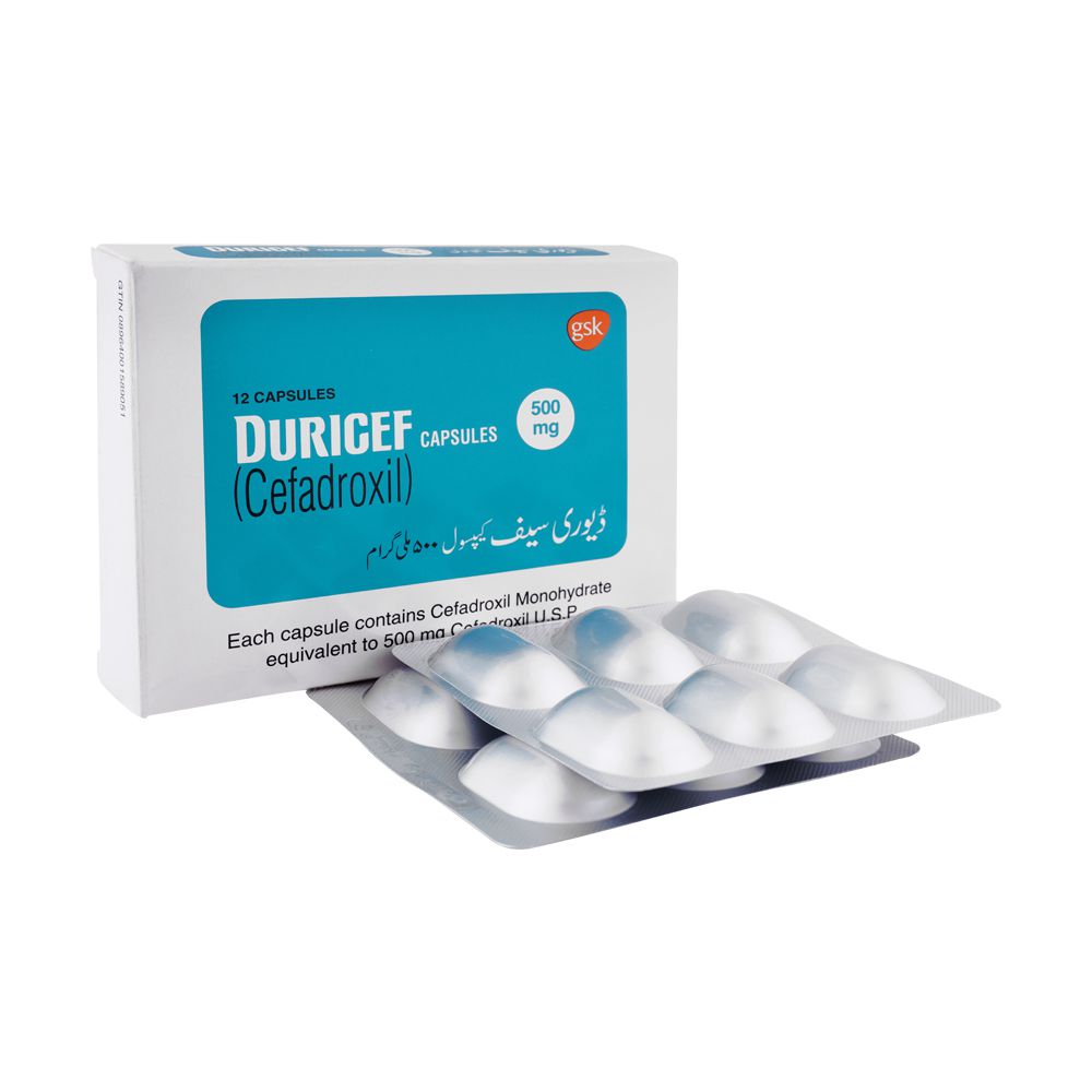 GSK Duricef Capsule, 500mg, 1-Strip product image - Bolanclinic