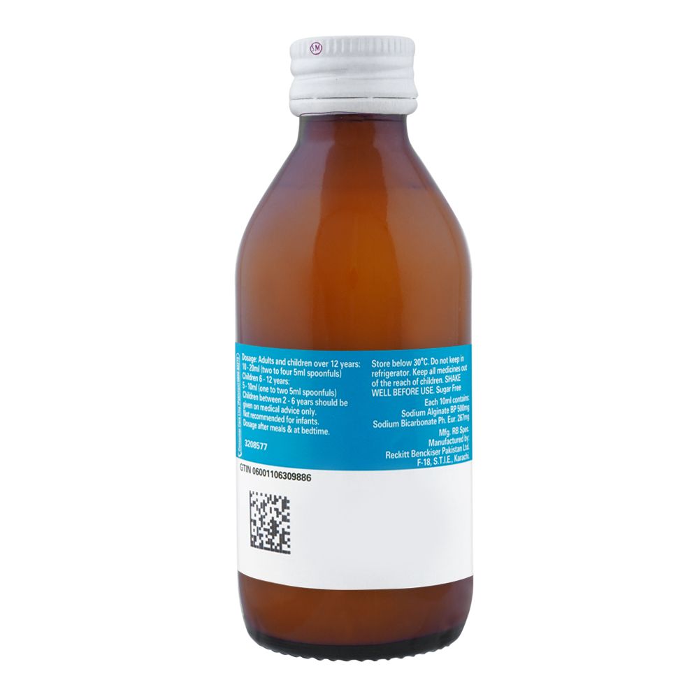 Reckitt Gaviscon Liquid, 120ml product image 3 - Bolanclinic