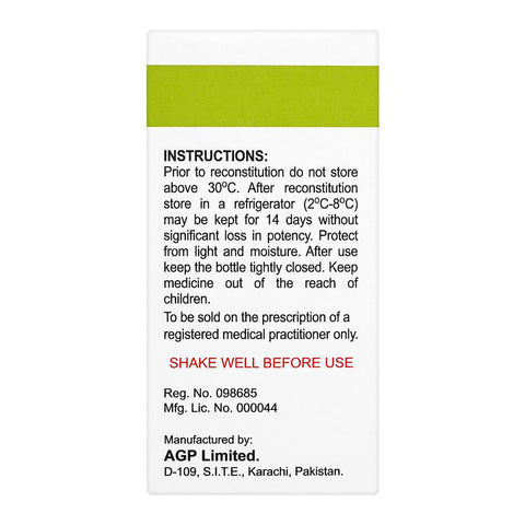 AGP Pharma Keflex Oral Suspension, 250mg/5ml, 60ml product image 2 - Bolanclinic