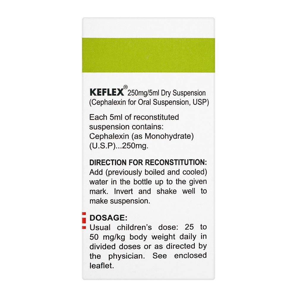 AGP Pharma Keflex Oral Suspension, 250mg/5ml, 60ml product image 4 - Bolanclinic