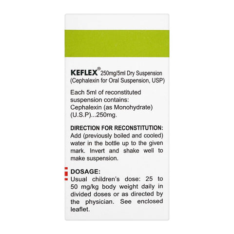 AGP Pharma Keflex Oral Suspension, 250mg/5ml, 60ml product image 4 - Bolanclinic