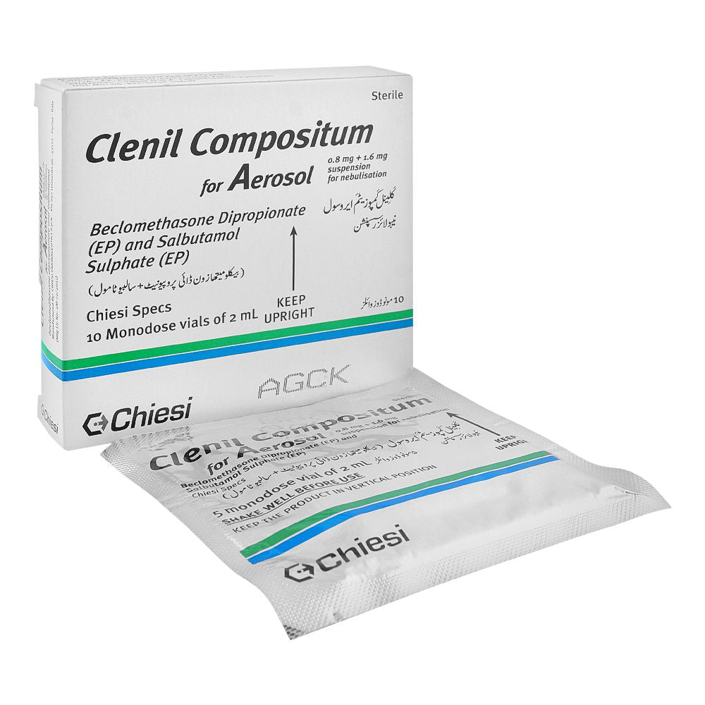Chiesi Pharmaceuticals Clenil Compositum For Aerosol, 2ml product image - Bolanclinic