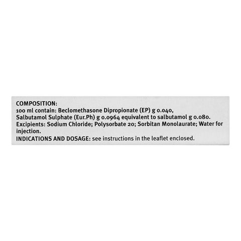 Chiesi Pharmaceuticals Clenil Compositum For Aerosol, 2ml product image 3 - Bolanclinic