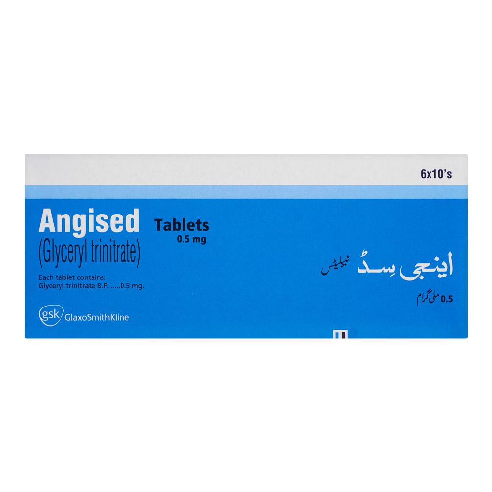 GSK Angised Tablet, 0.5mg, 1-Strip product image 2 - Bolanclinic