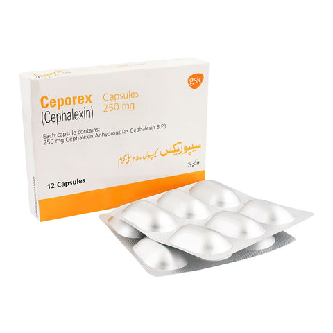GSK Ceporex Capsule, 250mg, 12-Pack product image - Bolanclinic