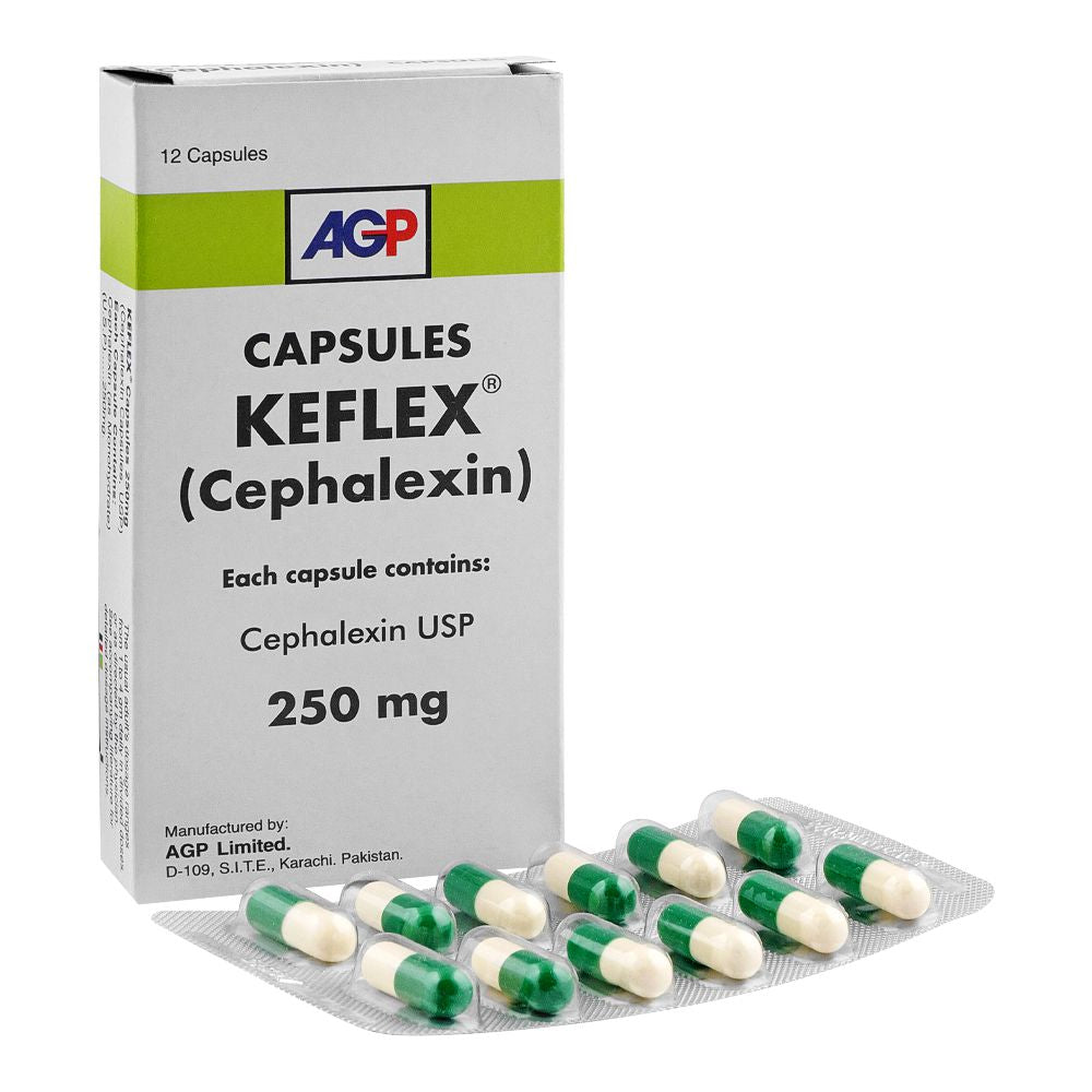 AGP Pharma Keflex Capsule, 250mg, 12-Pack product image - Bolanclinic