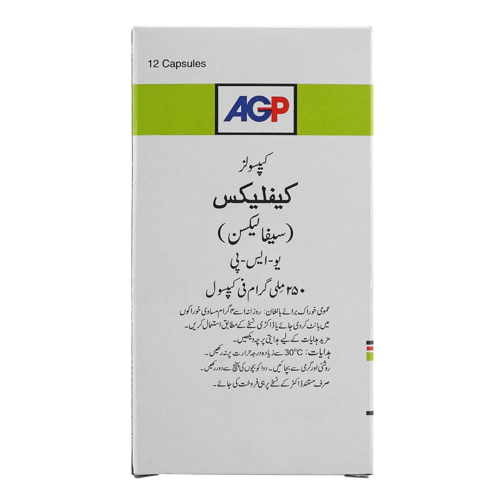 AGP Pharma Keflex Capsule, 250mg, 12-Pack product image 2 - Bolanclinic