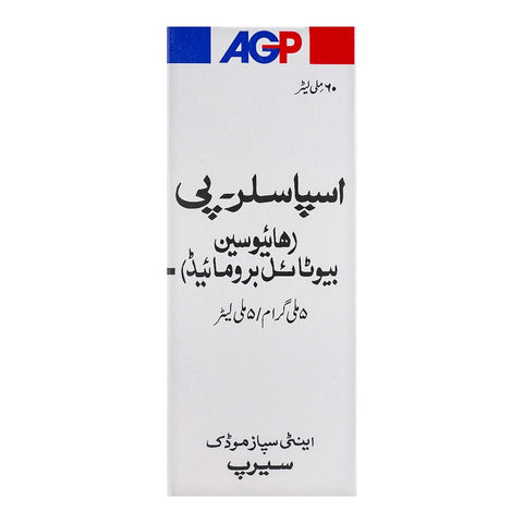 AGP Pharma Spasler-P Syrup, 5mg/5ml, 60ml product image 2 - Bolanclinic