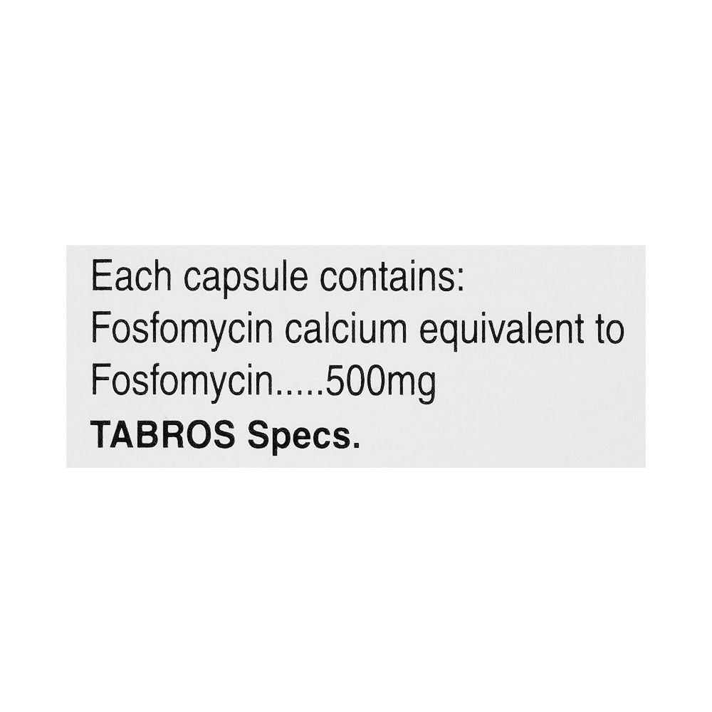 Tabros Pharma Focin Capsule, 500mg, 10-Pack product image 3 - Bolanclinic