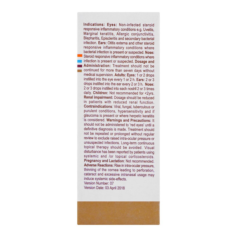 GSK Betnesol-N Drop, For Eye/ear & Nose, 7.5ml product image 2 - Bolanclinic