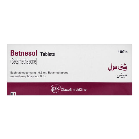 GSK Betnesol Tablet, 0.5mg, 1-Strip product image 2 - Bolanclinic