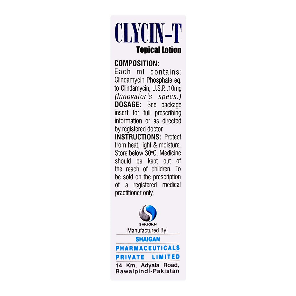 Shaigan Pharmaceuticals Clycin-T Topical Lotion, 30ml product image 4 - Bolanclinic