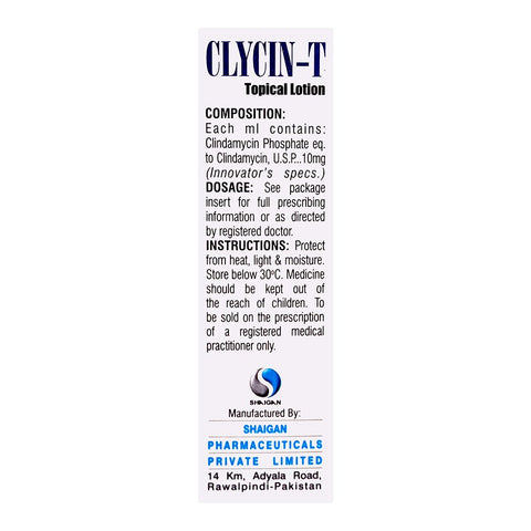 Shaigan Pharmaceuticals Clycin-T Topical Lotion, 30ml product image 4 - Bolanclinic