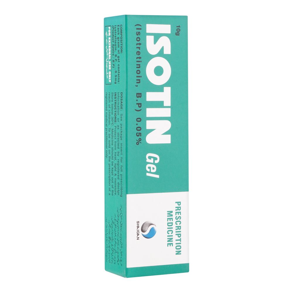 Shaigan Pharmaceuticals Isotin Gel, 10g product image 3 - Bolanclinic