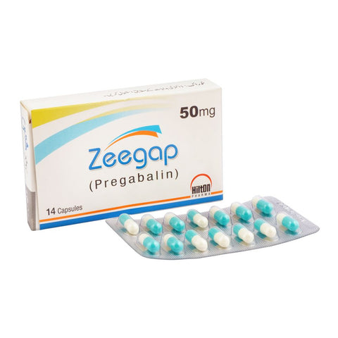 Hilton Pharma Zeegap Capsule, 50mg, 14-Pack product image - Bolanclinic