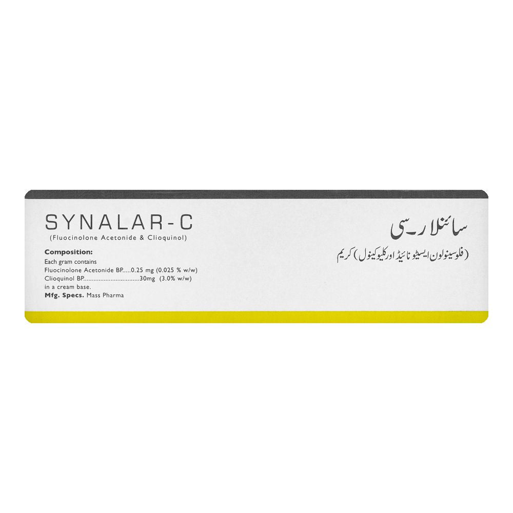 Mass Pharma Synalar-C Cream, 15g product image 2 - Bolanclinic