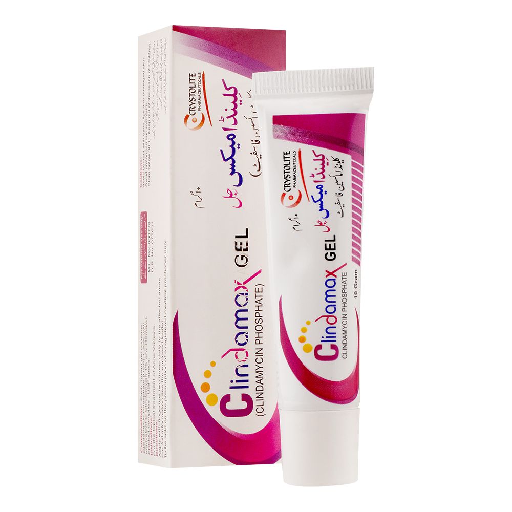 Crystolite Pharmaceuticals Clindamax Gel, 10g product image - Bolanclinic