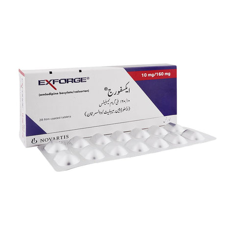 Novartis Pharmaceuticals Exforge Tablet, 10mg/160mg, 28-Pack product image - Bolanclinic