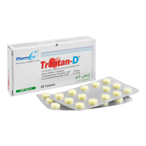 PharmEvo Treatan-D Tablet, 16/12.5mg, 28-Pack product image - Bolanclinic
