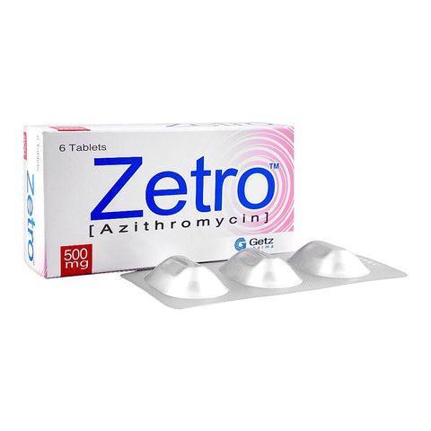 Getz Pharma Zetro Tablet, 500mg, 6-Pack product image 2 - Bolanclinic