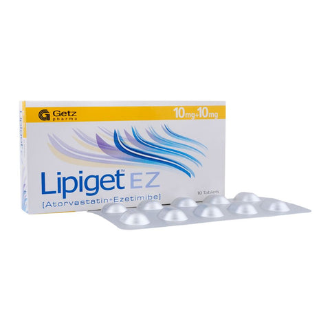 Getz Pharma Lipiget EZ Tablet, 10mg + 10mg, 10-Pack product image 2 - Bolanclinic