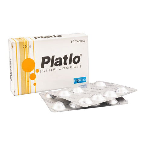 High-Q Pharmaceuticals Platlo Tablet, 75mg, 14-Pack product image - Bolanclinic