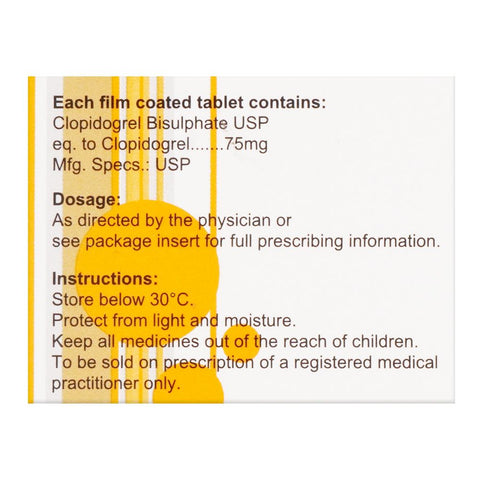 High-Q Pharmaceuticals Platlo Tablet, 75mg, 14-Pack product image 3 - Bolanclinic