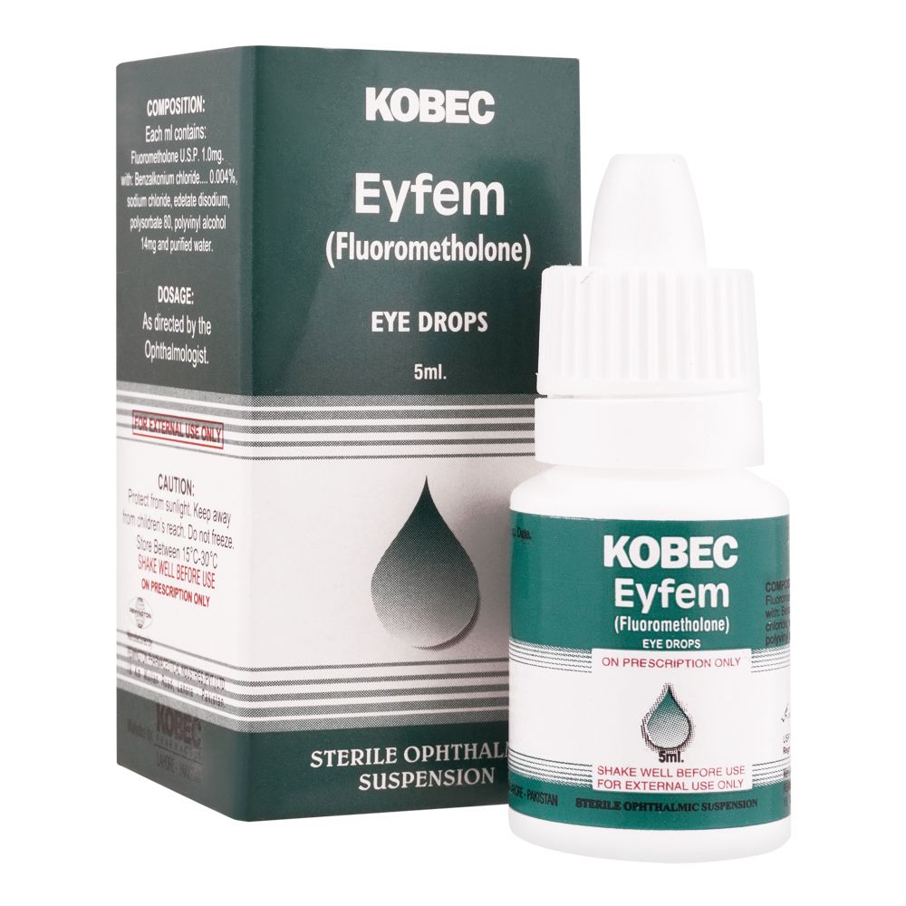 Kobec Eyfem Eye Drops, 5ml product image - Bolanclinic