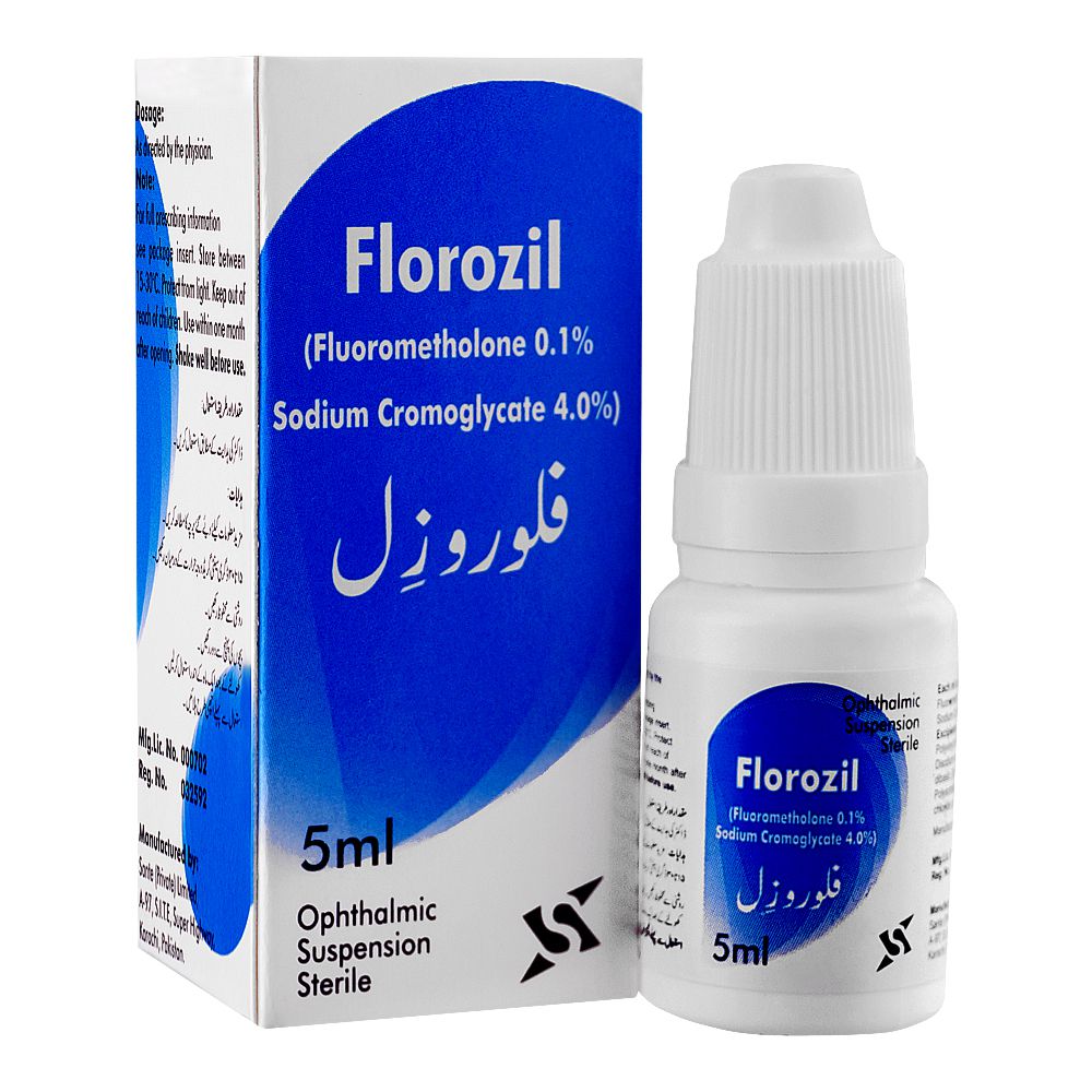 Sante Pharma Florozil Ophthalmic, 5ml product image - Bolanclinic