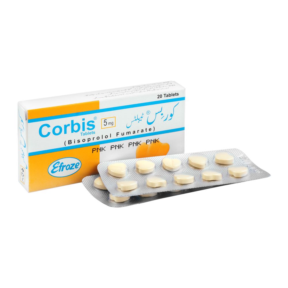 Efroze Chemicals Corbis Tablet, 5.0mg, 20-Pack product image - Bolanclinic