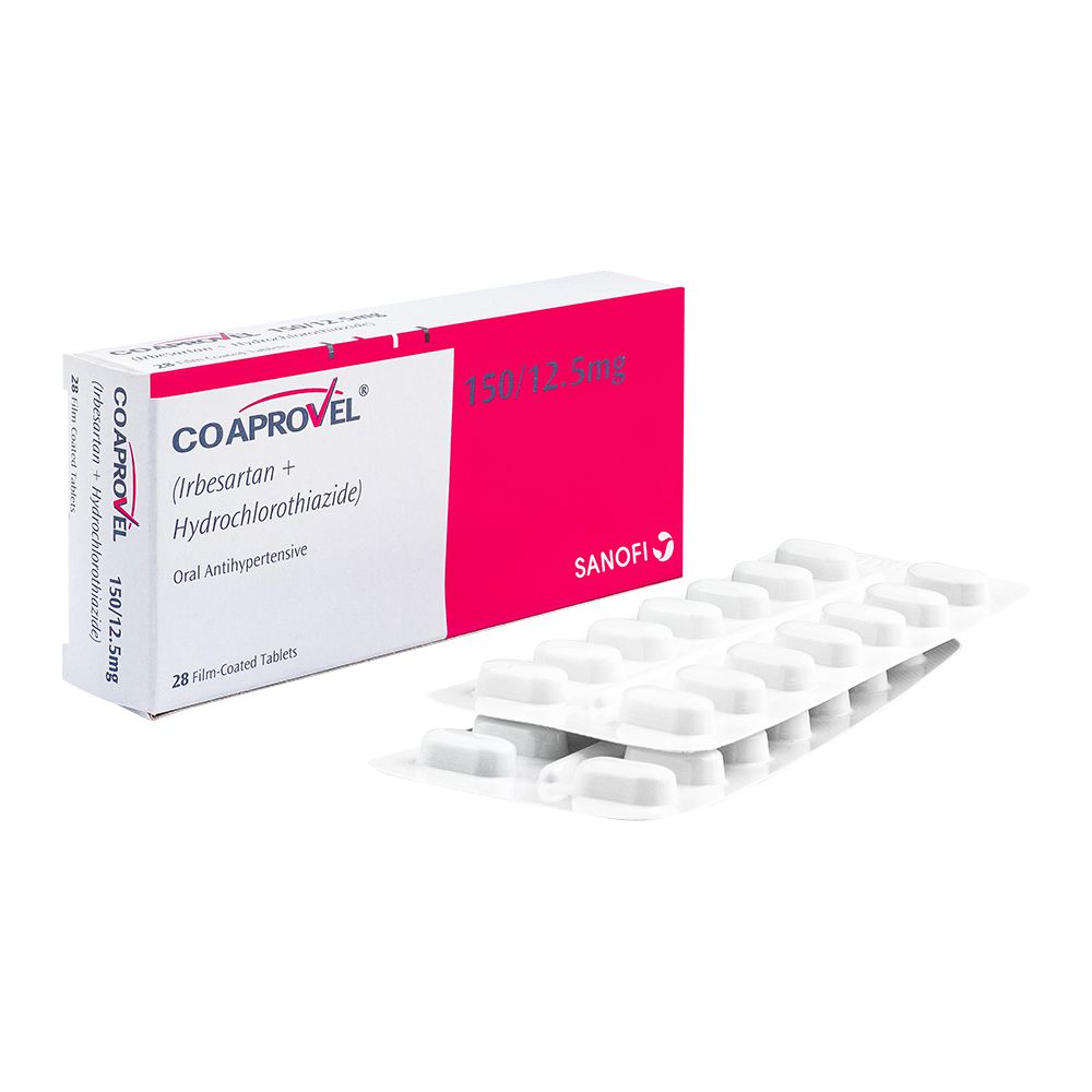 Co-Aprovel Tablet, 150mg/12.5mg, 28-Pack product image - Bolanclinic