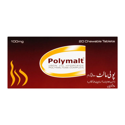 High-Q Pharmaceuticals Polymalt Tablet, 100mg, 20-Pack product image 2 - Bolanclinic